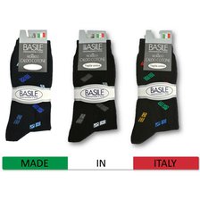 Sada 3 párů ponožek Domino - Mix barev - černá, modrá, šedá